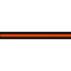 Queue Solutions RollerPro 300, Black, 16' Black/Red Horizontal Stripe Belt ROL300B-BR160